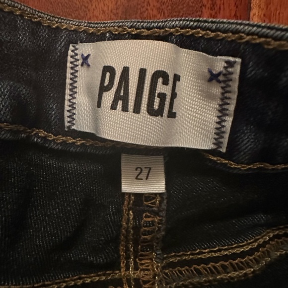 PAIGE Verdugo Ankle Dark Wash Jeans - Picture 4 of 5